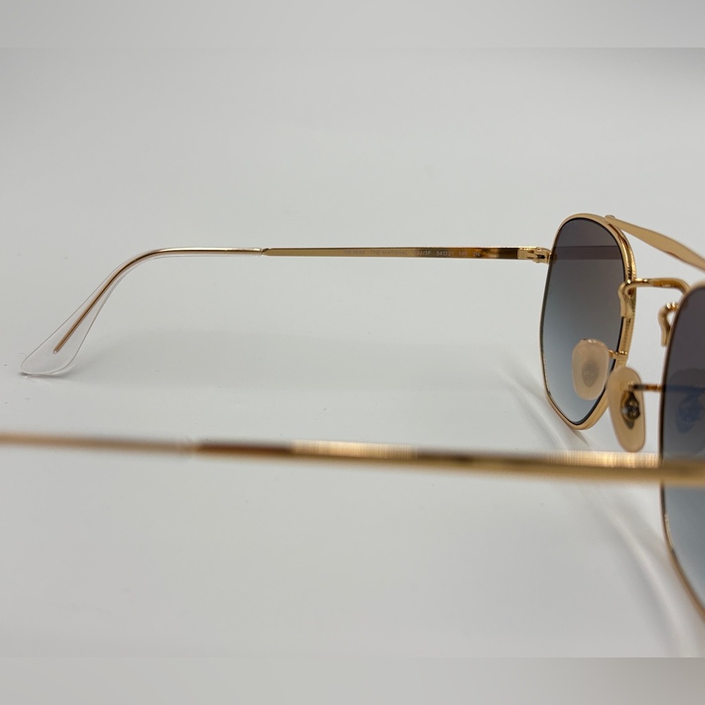 Ray-Ban Rb3648 Marshal Gold Frame with Blue Gradient Lenses 301/3F Arista 54mm - Picture 11 of 14
